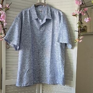 T Shinawatra Mens Shirt 100% Thai Slik. Size XL